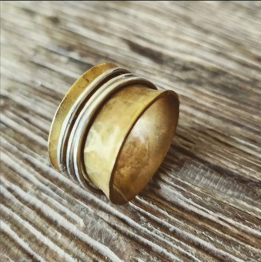 Brass Spinner Ring